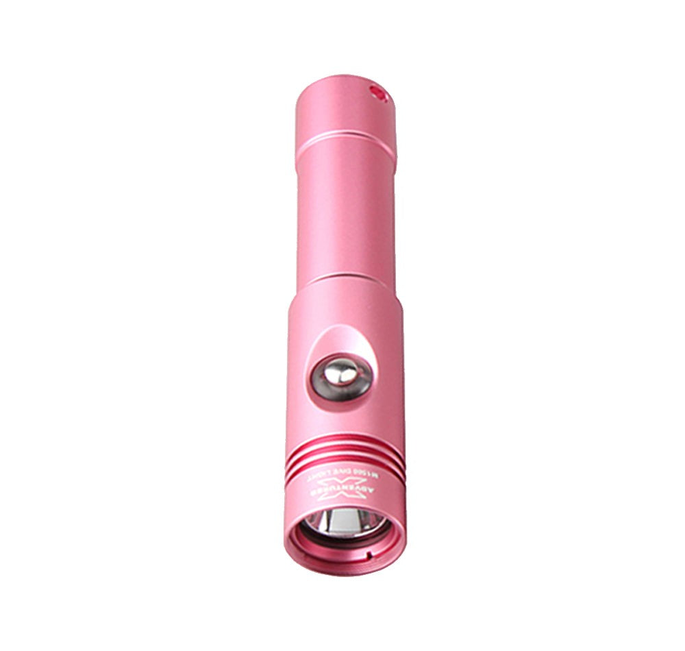 X-Adventurer - M1500 Dive Torch - 1500 Lumens – Pink image 1