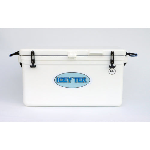 Icey Tek - 70L - Single Lid - Ice Box Cooler - White image 0