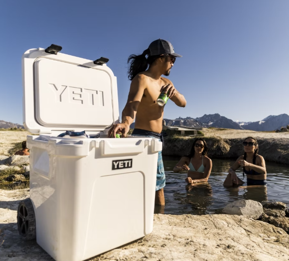 Yeti - Roadie Wheeled Cooler - 48L - White image 1