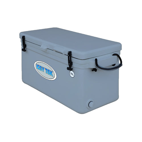Icey Tek - 70L - Single Lid - Ice Box Cooler - Grey image 2