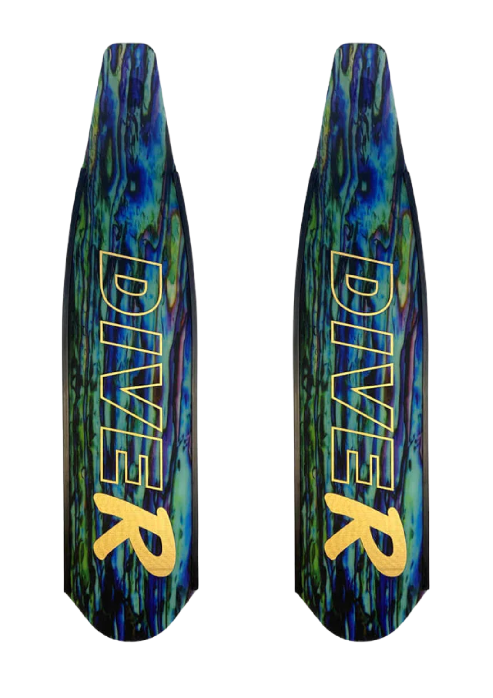 DiveR - Fin Blades - Innegra - Paua image 1