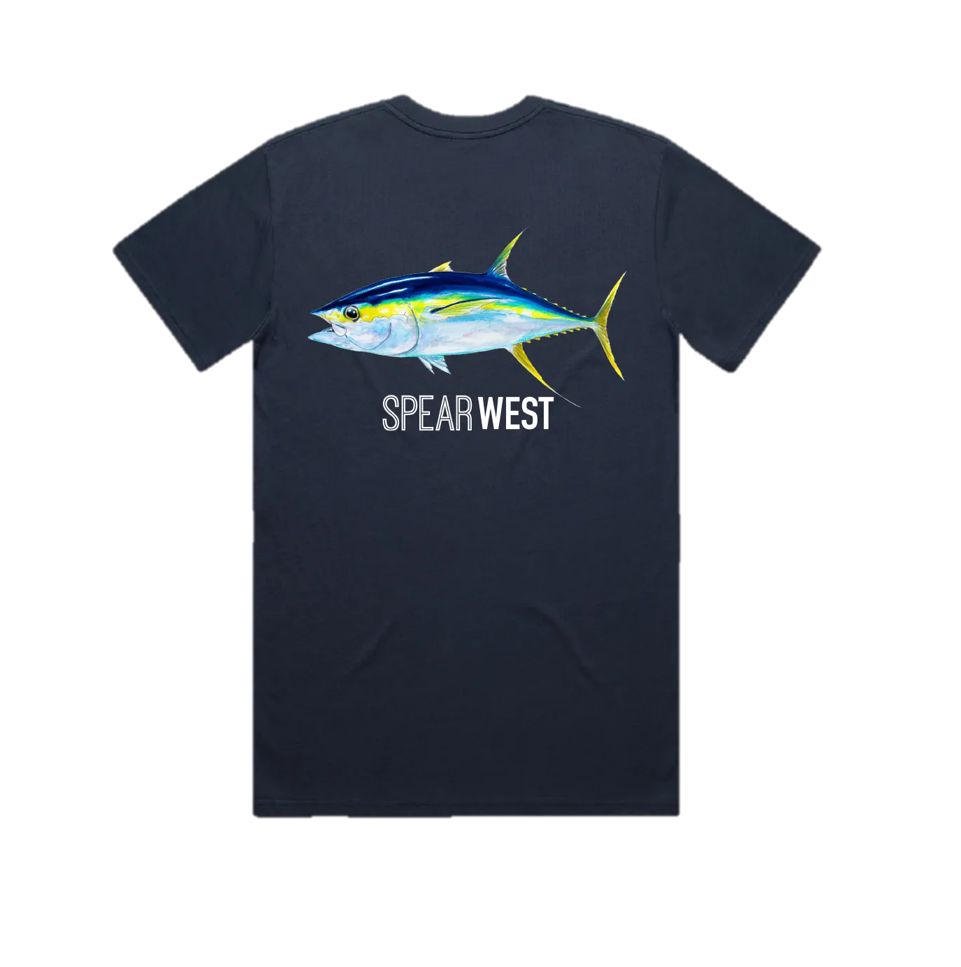 Spear West - Fish Print - T-Shirt - Tuna image 2