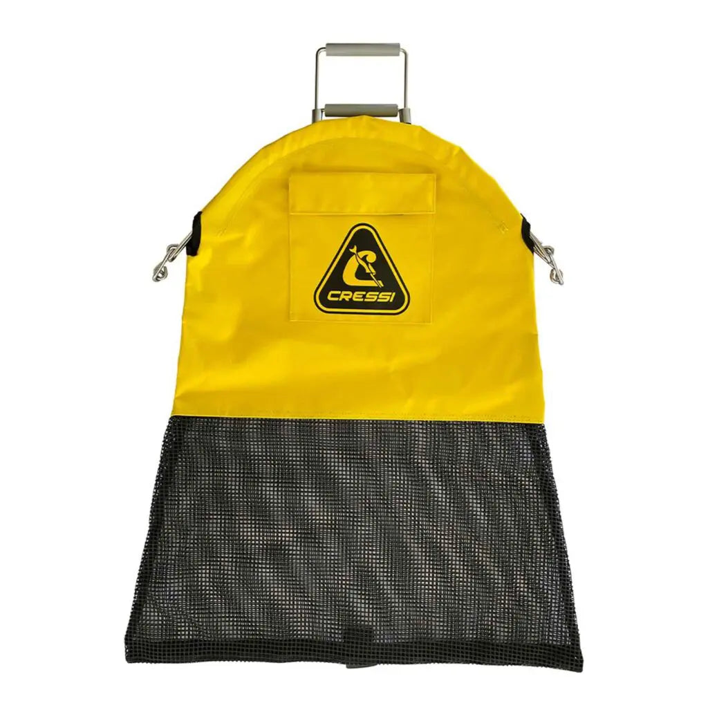 Cressi - Spring Loaded Mesh Catch Bag - Large - Yellow image 0