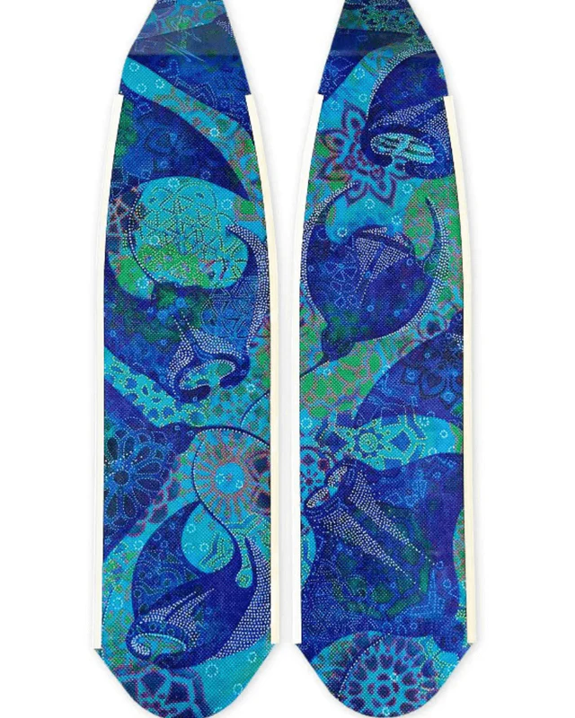 DiveR - Fin Blades - Manta - Composite - Soft, White Rails image