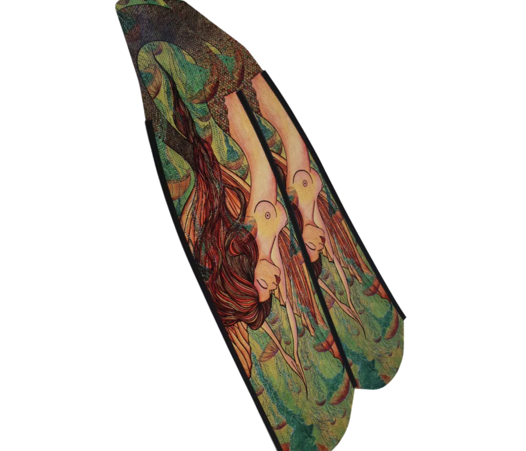 DiveR - Fin Blades - Green Mermaid - Composite