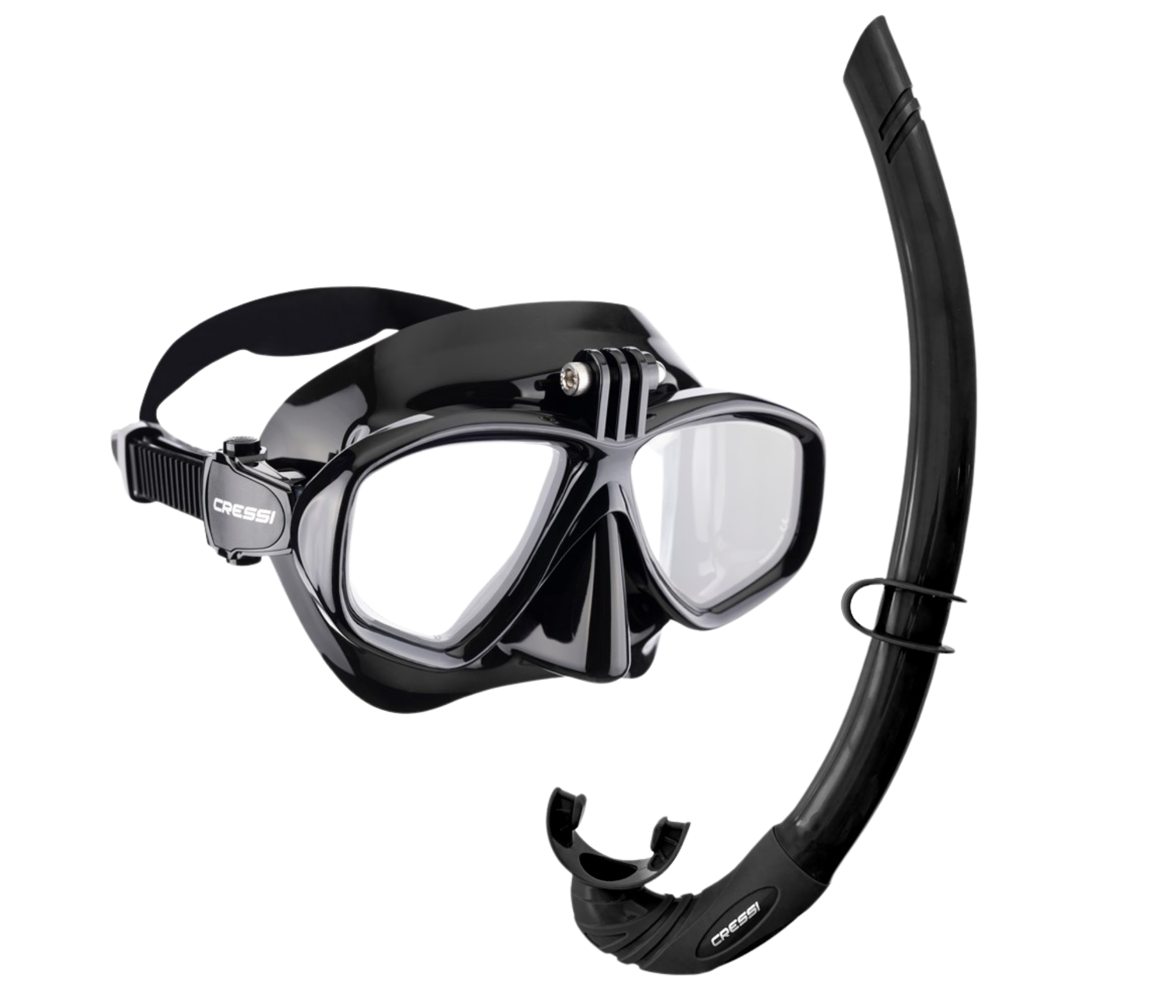 Cressi - Action Mask (Gopro) Snorkel Set