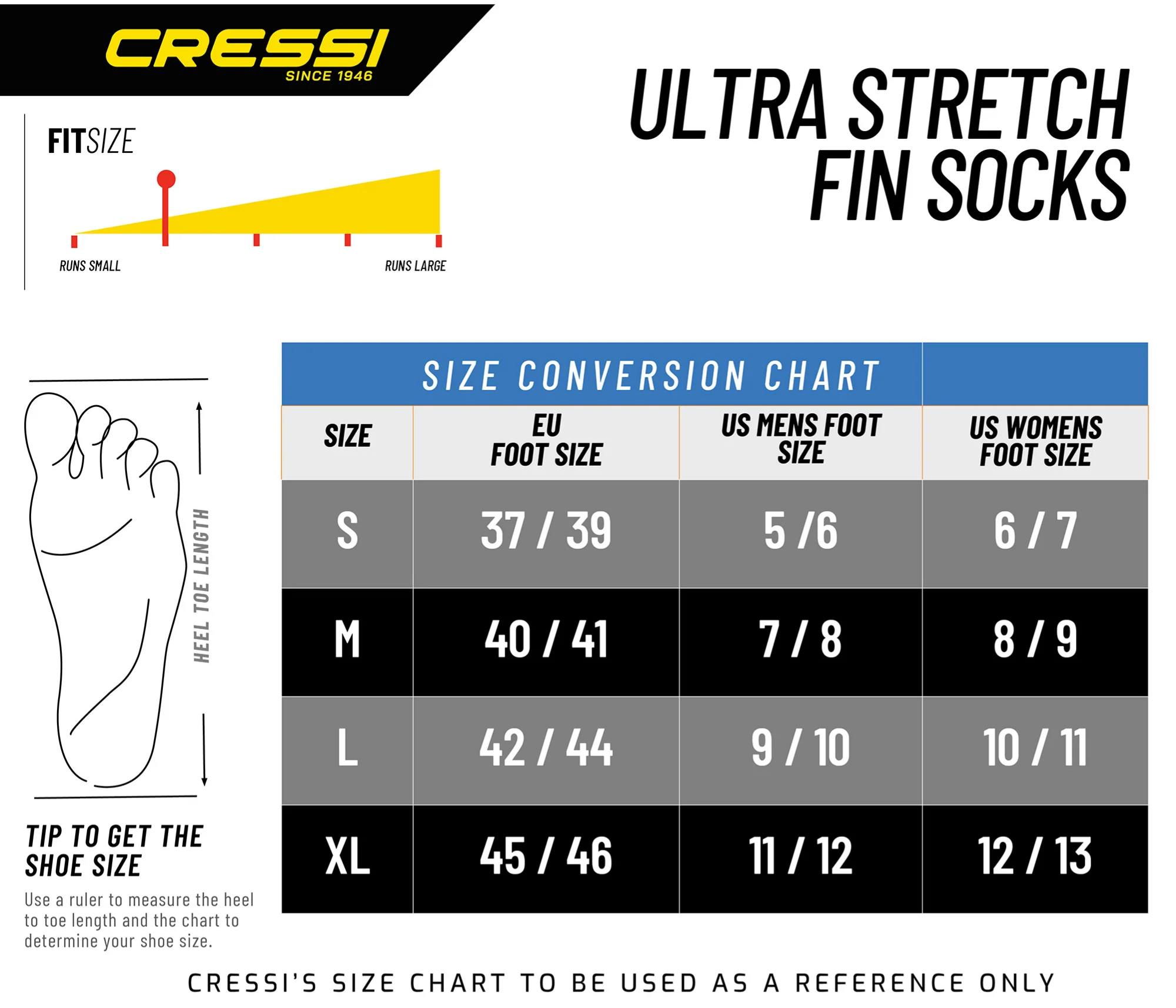 Cressi - Ultra Stretch Socks - 1.5mm