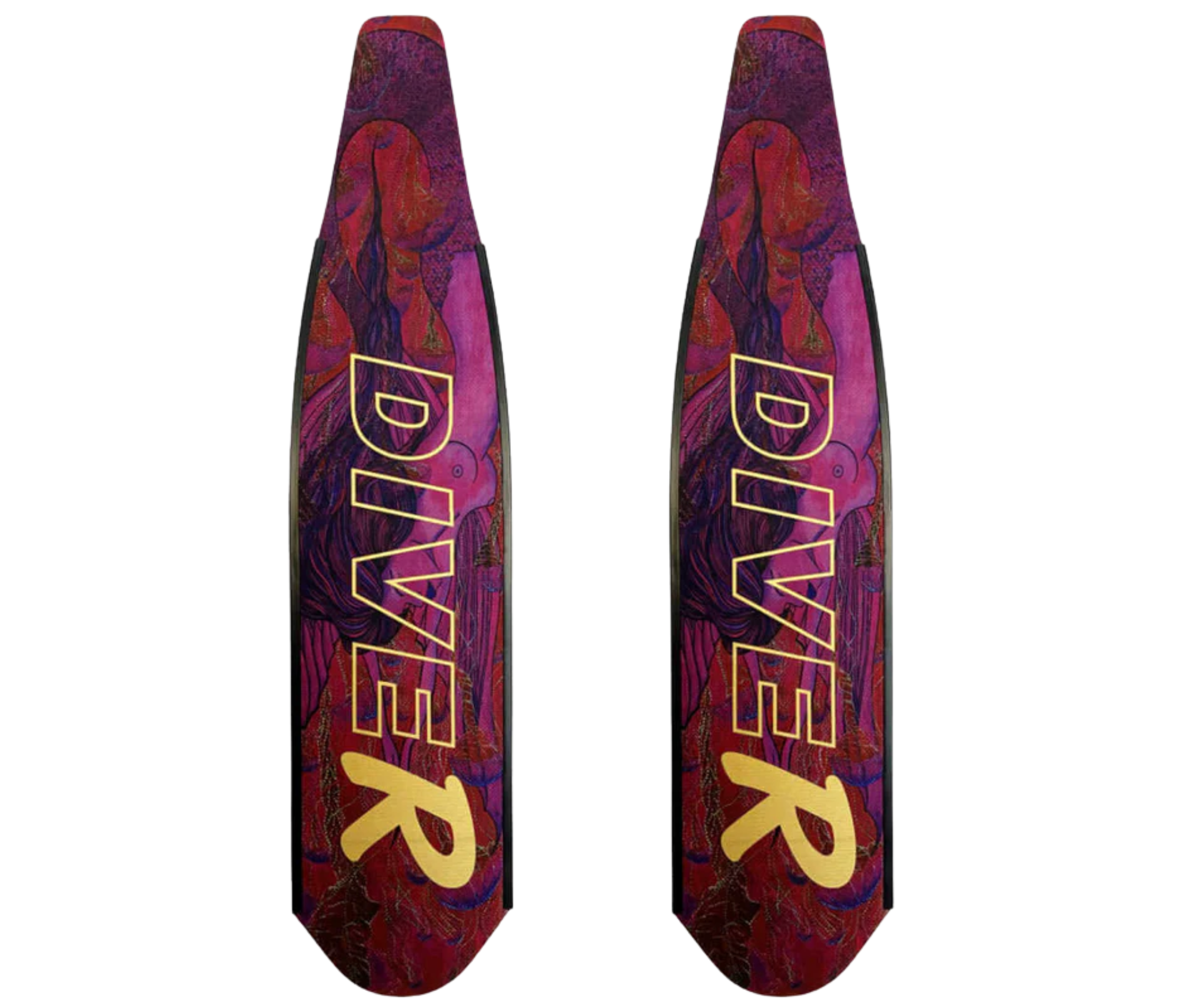 DiveR - Fin Blades - Innegra - Pink Mermaid