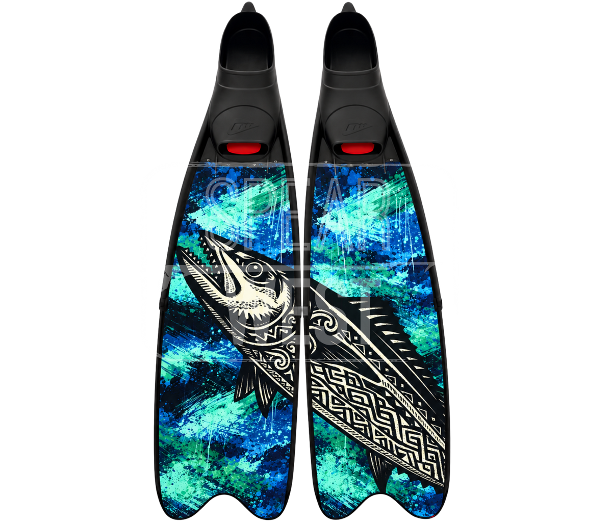 Ocean Hunter - Artline Series Ambush Freediving Fins (Complete)