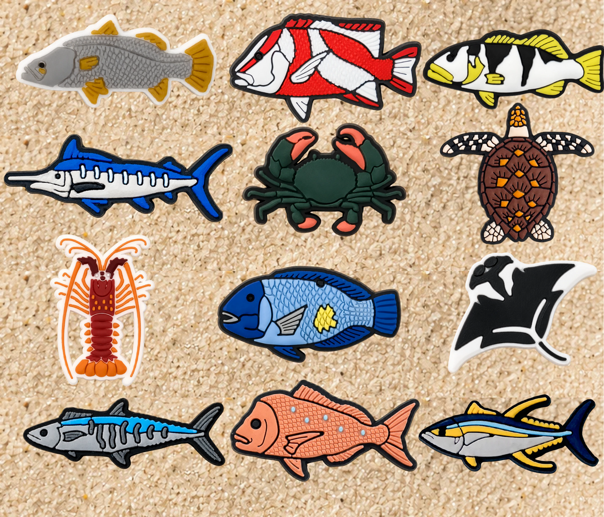 Reef Lagoon - Individual Charms - Assorted