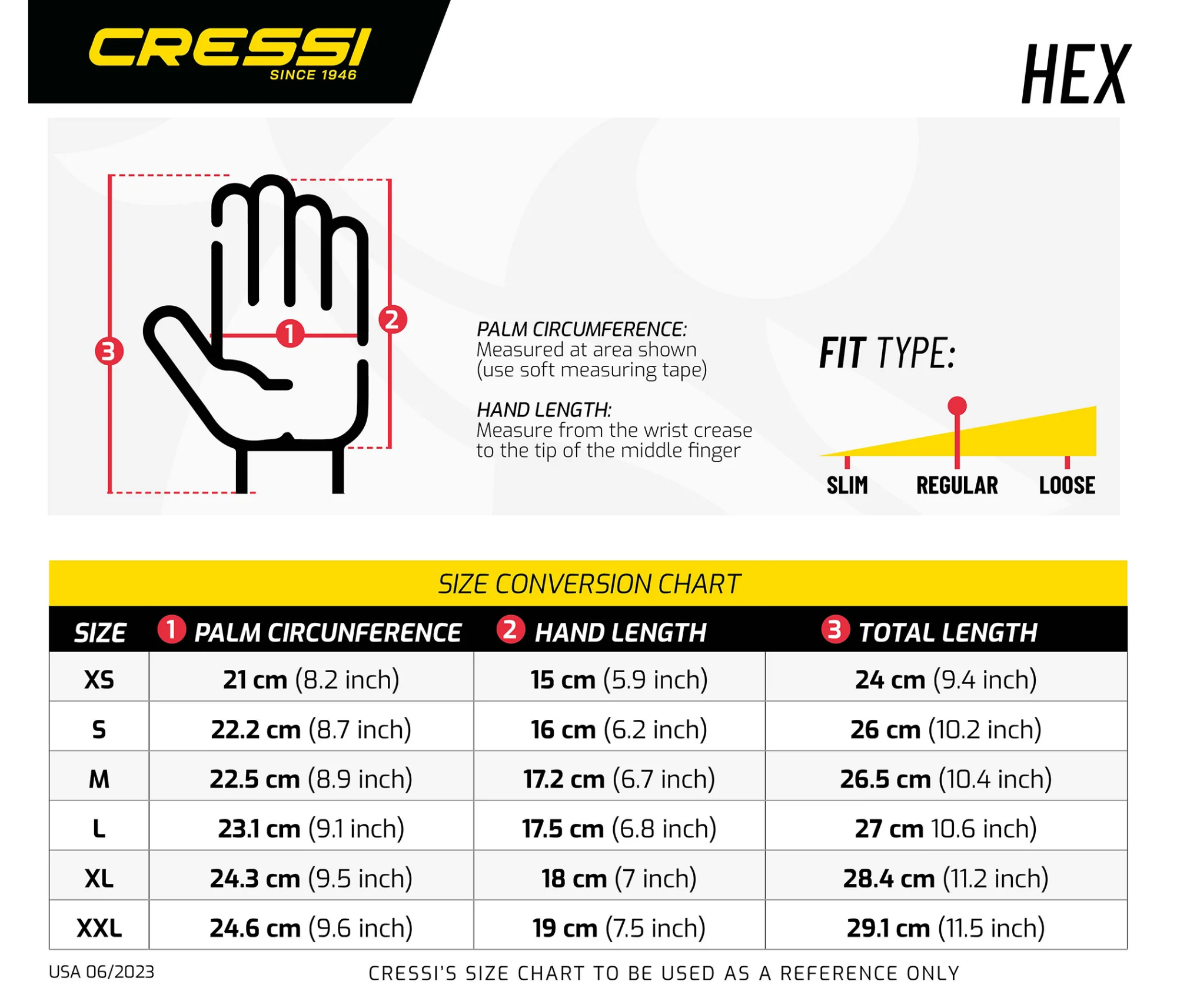 Cressi - Hex Gloves - Blue