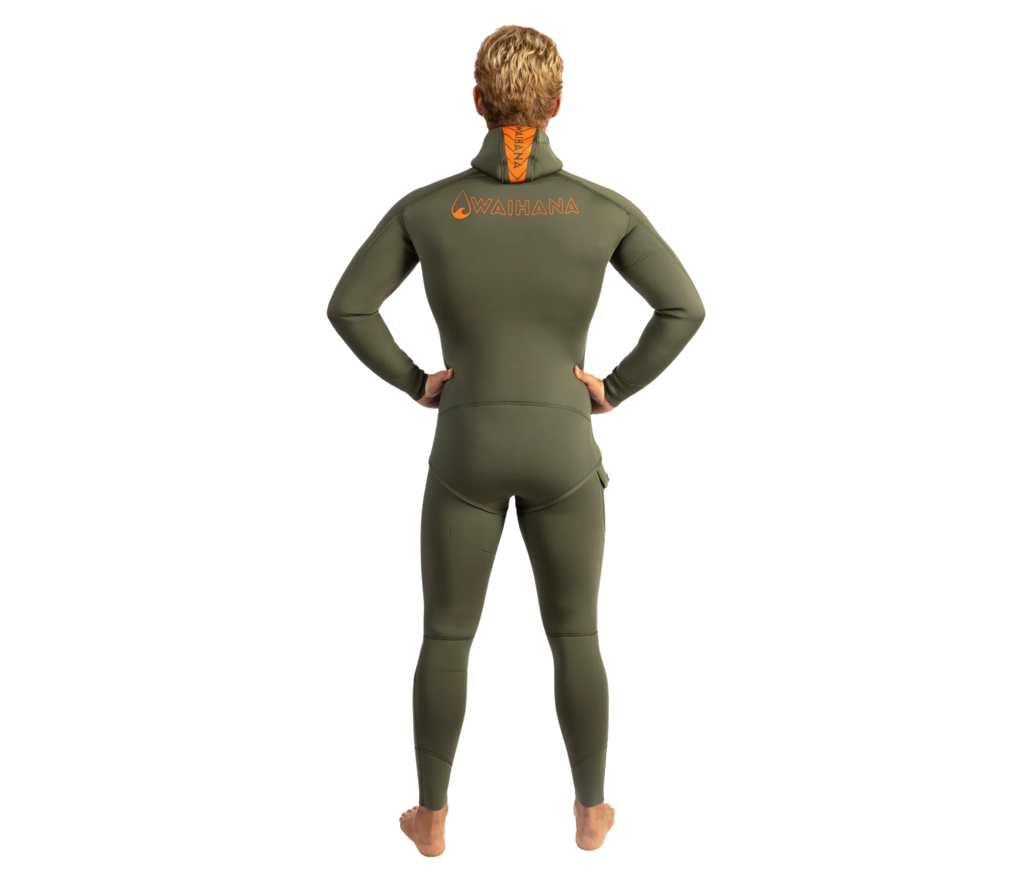 Waihana - Men's 2pc Ranger Green Wetsuit - 3mm