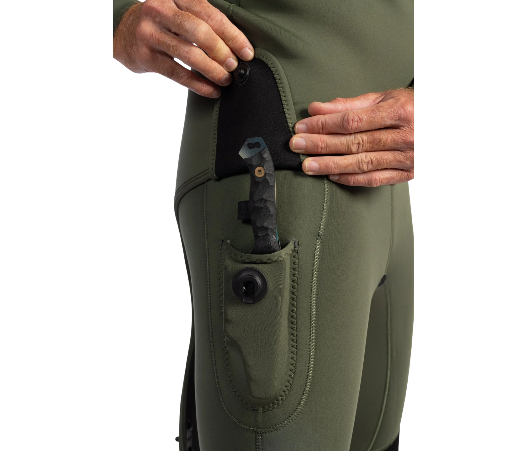 Waihana - Men's 2pc Ranger Green Wetsuit - 3mm