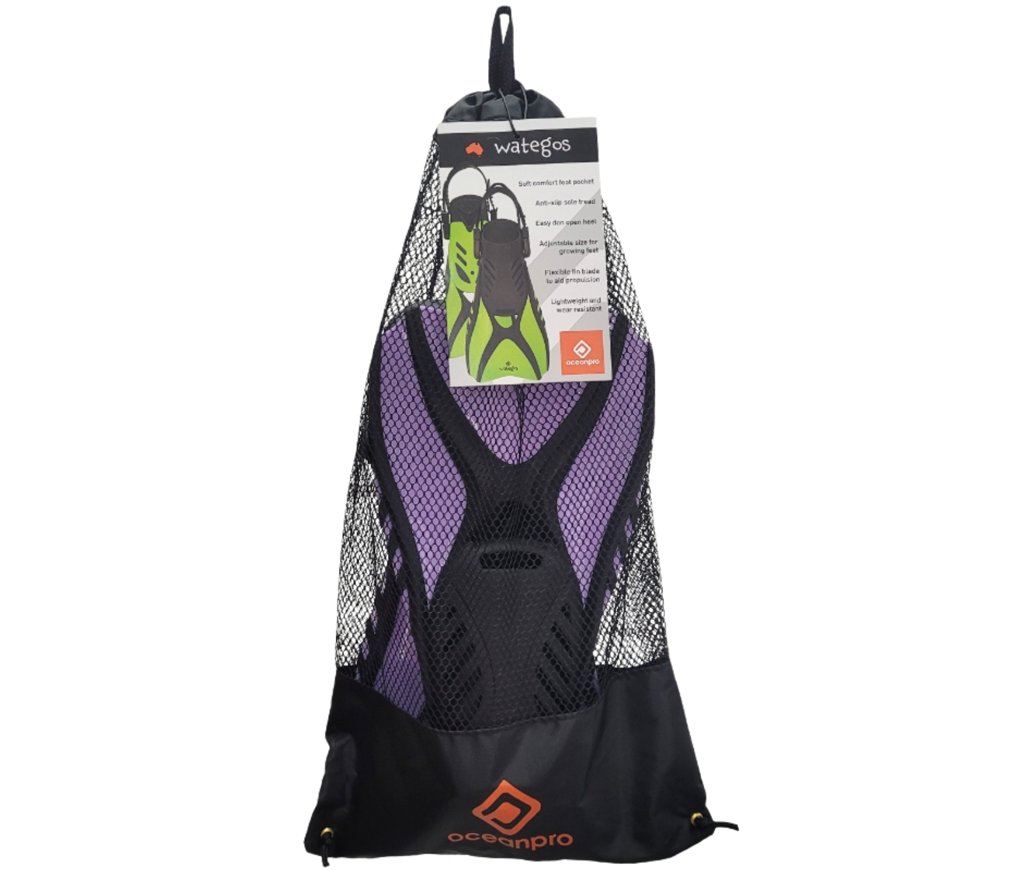 Ocean Pro - Wategos Junior Fins - Lilac