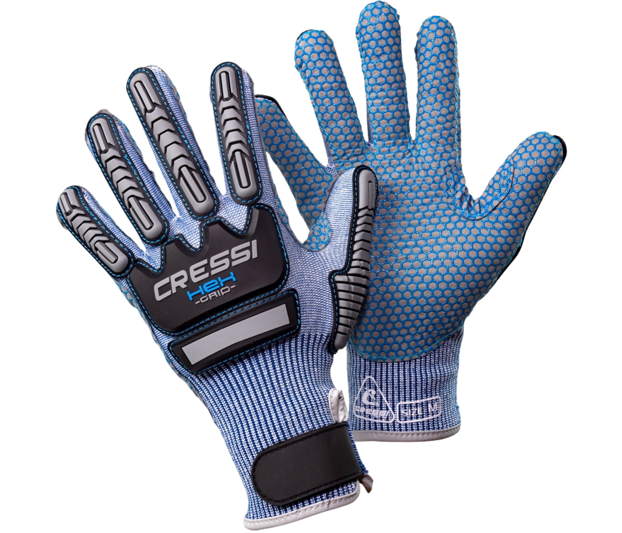 Cressi - Hex Gloves - Blue