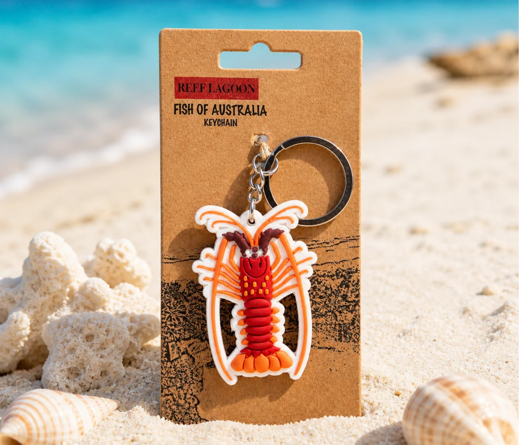 Reef Lagoon - Fish Keychains - Red Rock Lobster