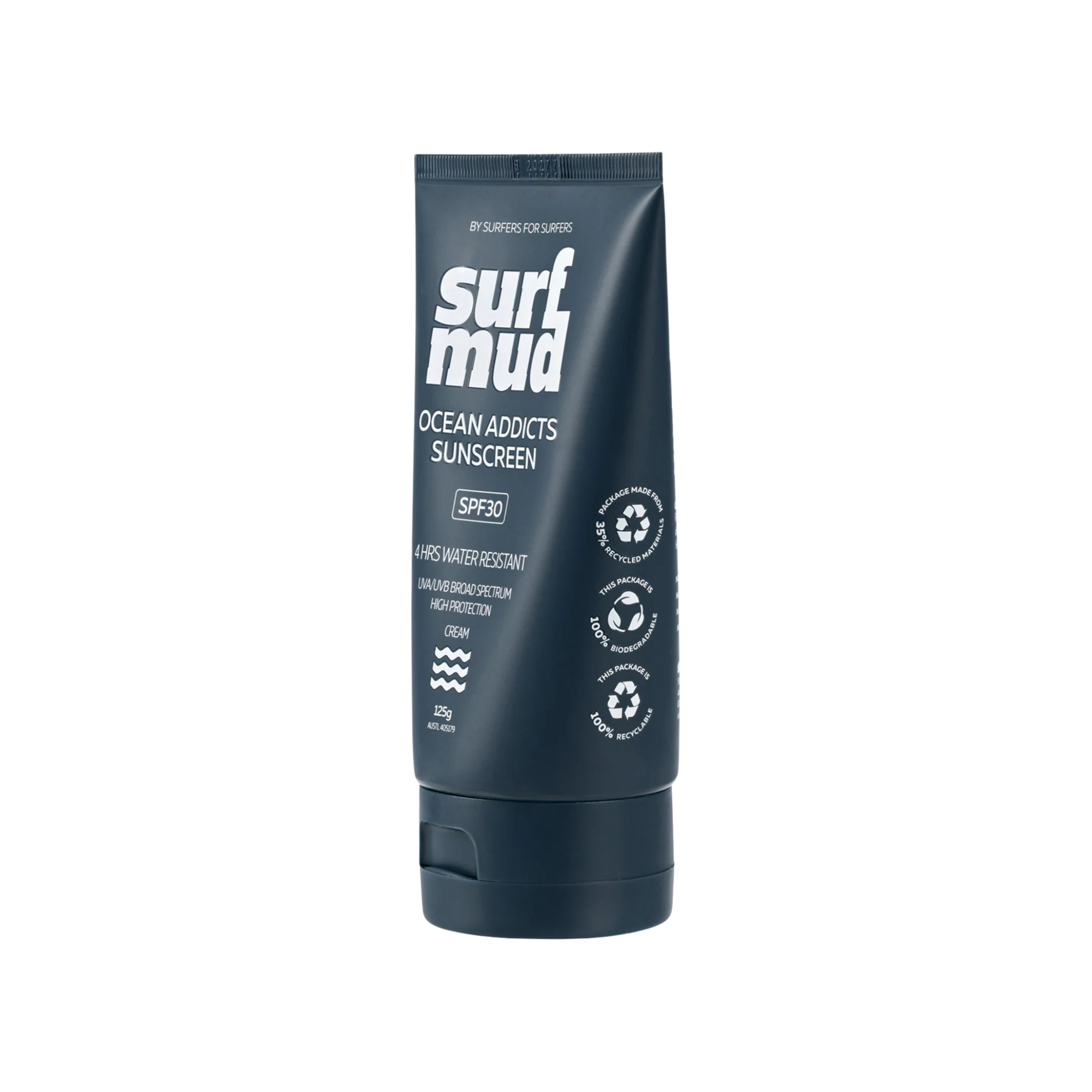 SurfMud - Ocean Addicts SPF30 Sunscreen - 125g