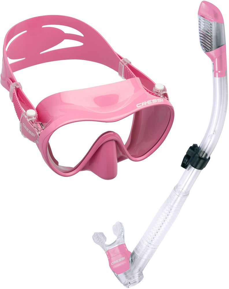 Cressi - F1 + Dry MS Set - Pink image