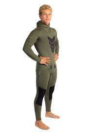 Waihana - Men's 2pc Ranger Green Wetsuit - 3mm - L image