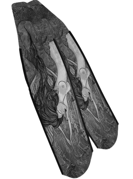 DiveR - Fin Blades - Innegra - BW Mermaid image 1