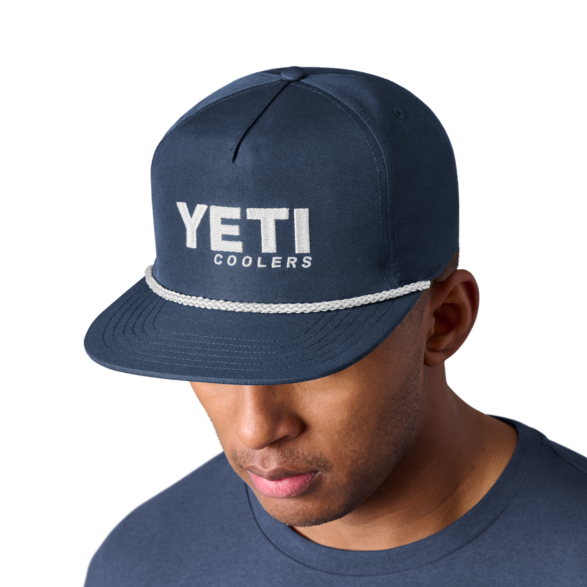 Yeti - Flat Brim Rope Cap - Navy image 2