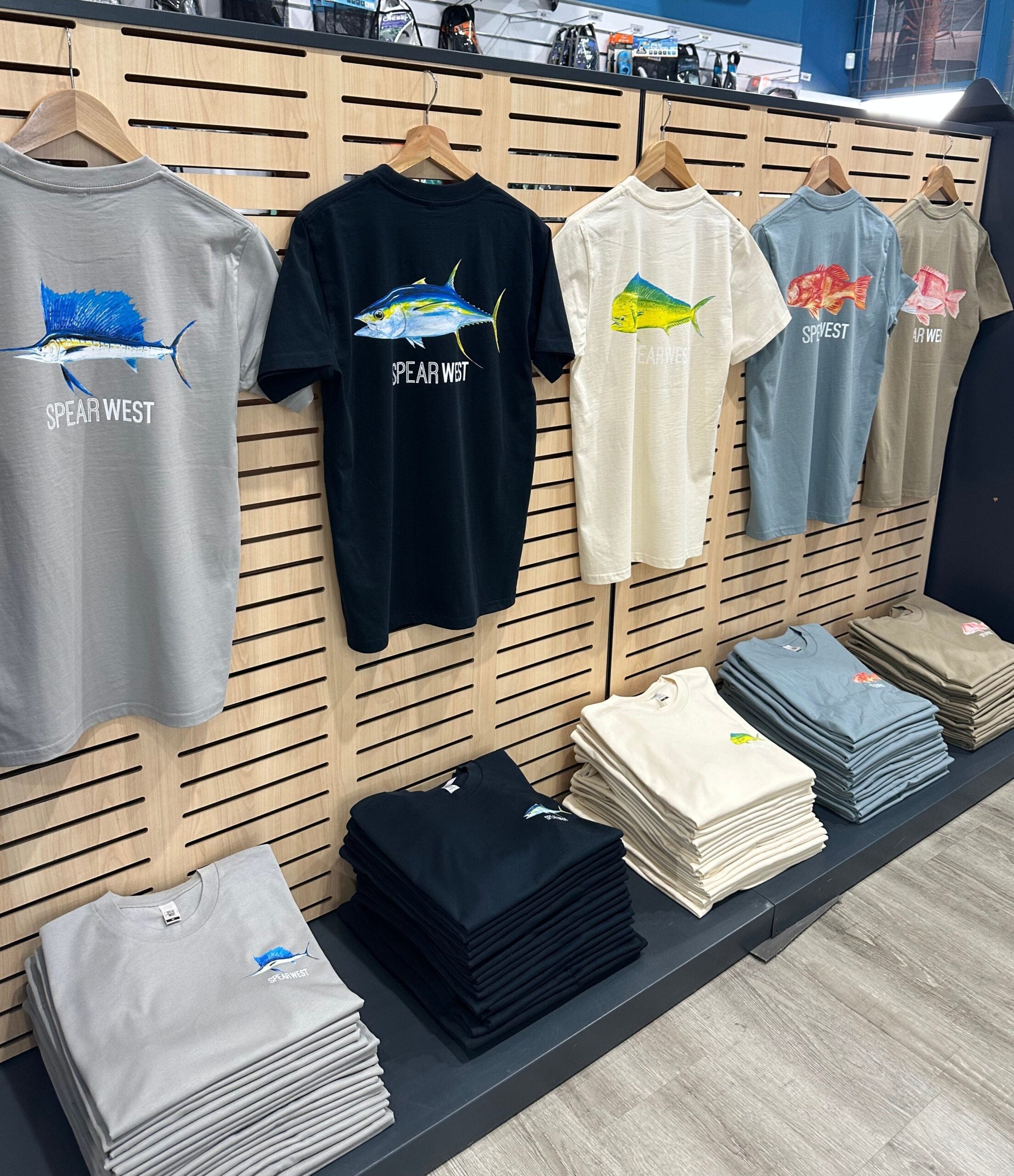 Spear West - Fish Print - T-Shirt - Tuna image 4