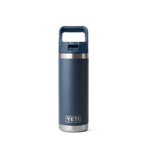 Yeti - Rambler Straw lid Bottle - 18oz - Navy image