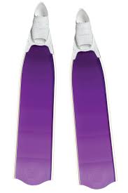 Penetrator- Composite Fin Blades X Soft - Purple Ghost (White Rails) image 0