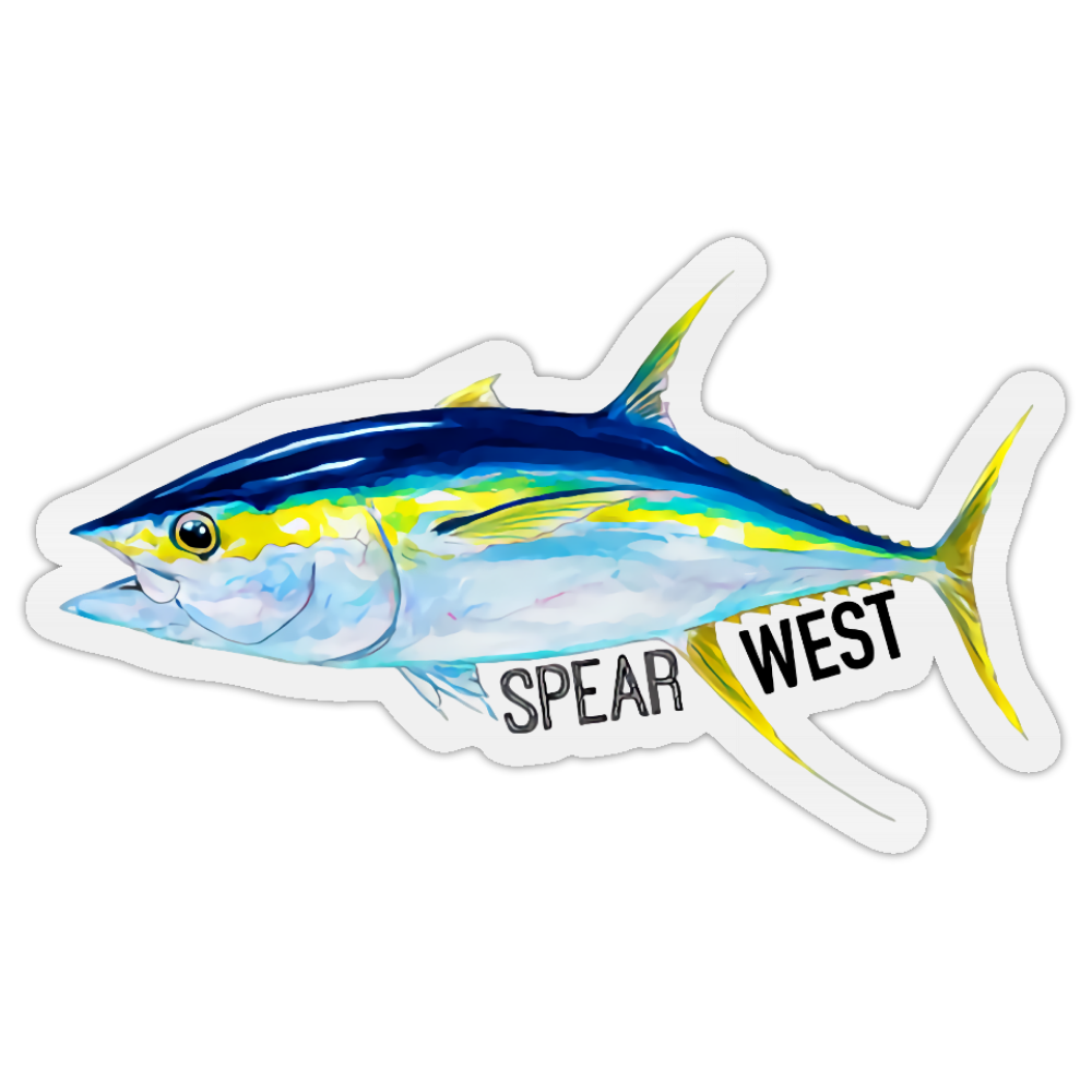 Spear West - Fish Die-Cut Vinyl Stickers - Tuna image