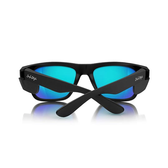 SafeStyle - Fusions - Matte Black/Mirror Blue - Polarised image 1