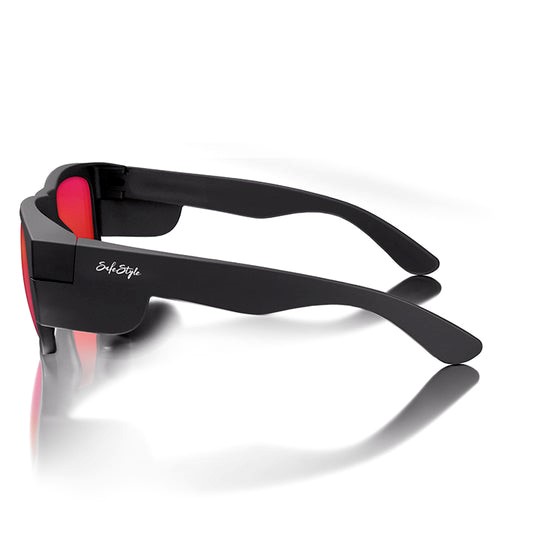 SafeStyle - Fusions - Matte Black/Mirror Red - Polarised - Image 3